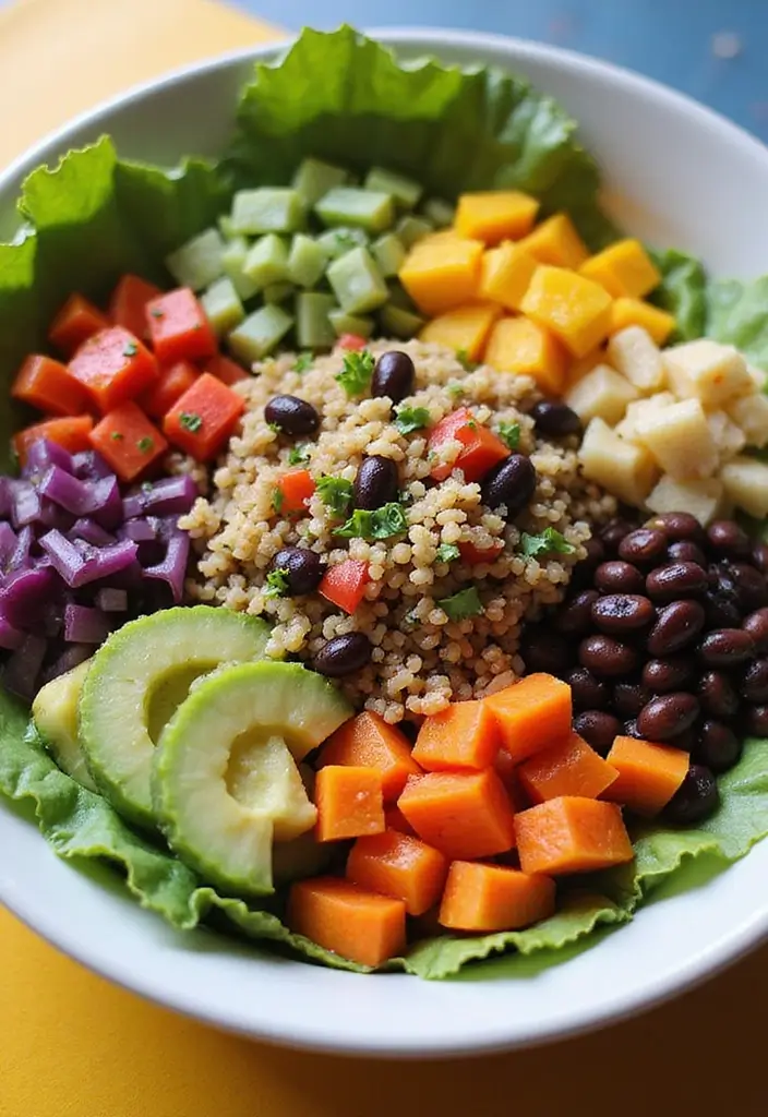 28 Healthy Dinner Recipes for Picky Eaters the Whole Family Will Enjoy - 25. Quinoa and Black Bean Salad