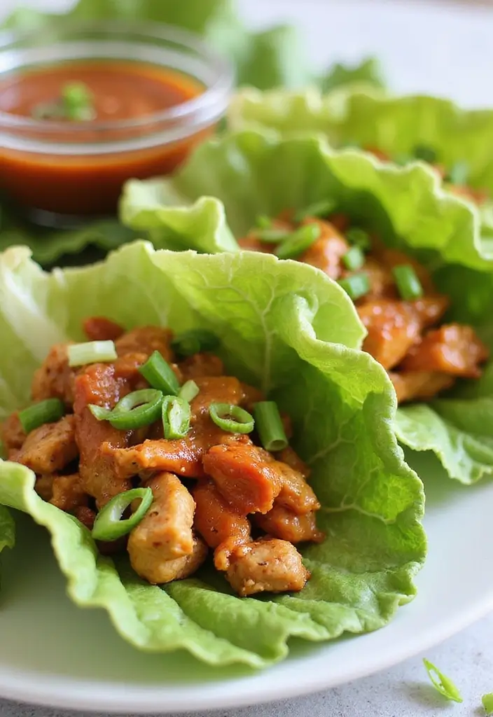 28 Healthy Dinner Recipes for Two That Are Quick and Easy - 8. Spicy Turkey Lettuce Wraps