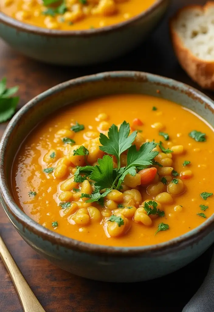 28 Healthy Fall Dinner Recipes for Clean Eating Comfort - 12. Coconut Curry Lentil Soup