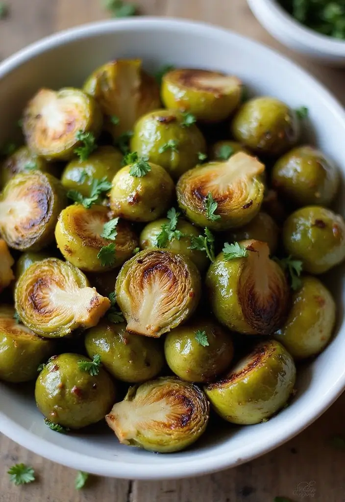 28 Healthy Fall Dinner Recipes for Clean Eating Comfort - 19. Maple Glazed Brussels Sprouts