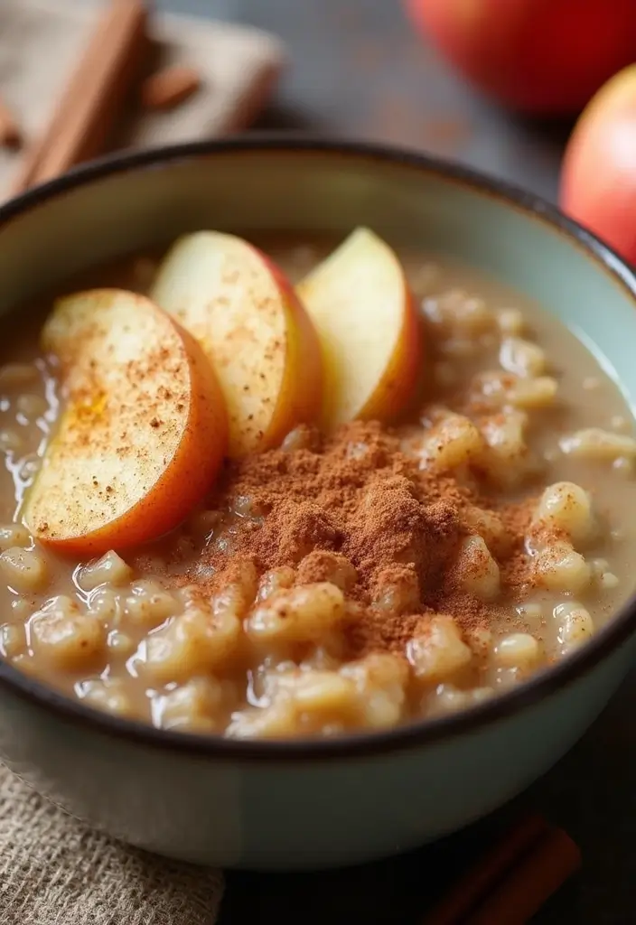28 Healthy Fall Dinner Recipes for Clean Eating Comfort - 21. Apple Cinnamon Oatmeal