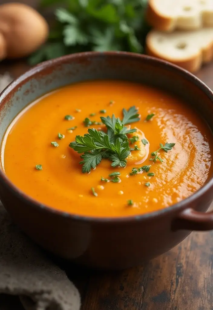 28 Healthy Fall Dinner Recipes for Clean Eating Comfort - 24. Spiced Carrot and Ginger Soup