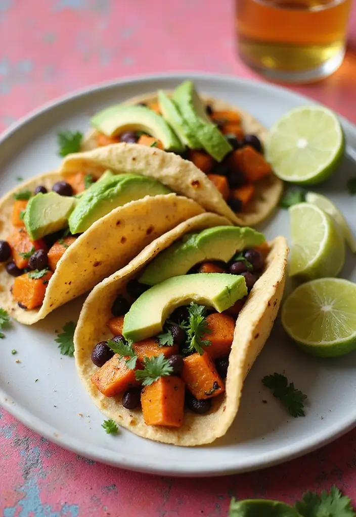 28 Healthy Fall Dinner Recipes for Clean Eating Comfort - 4. Sweet Potato and Black Bean Tacos