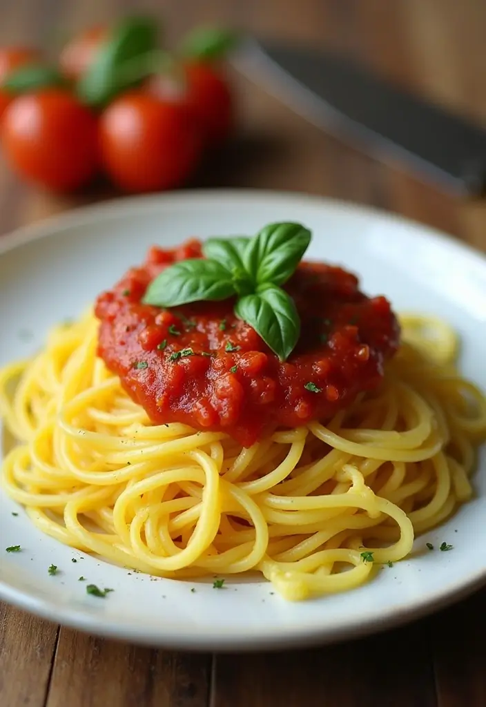 28 Healthy Fall Dinner Recipes for Clean Eating Comfort - 8. Spaghetti Squash with Marinara Sauce