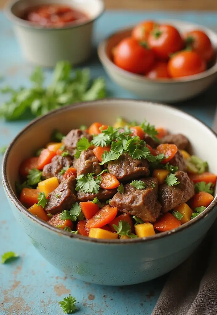 28 Healthy Ground Beef Recipes for Clean Eating Dinners - 17. Mediterranean Beef Bowls
