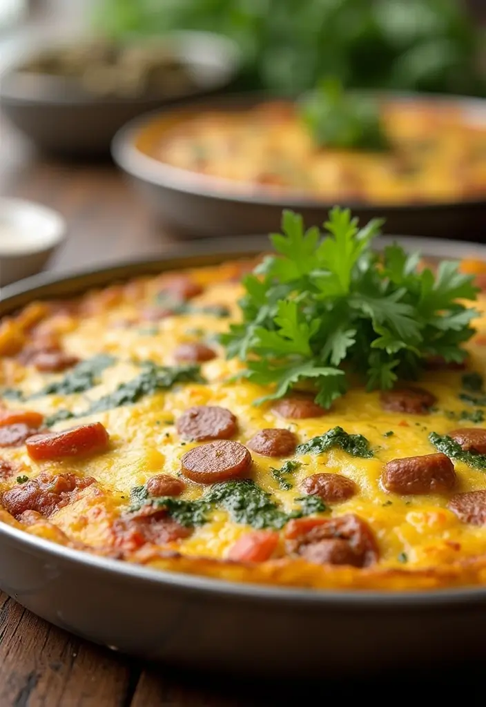 28 Healthy Ground Beef Recipes for Clean Eating Dinners - 25. Beef & Vegetable Frittata