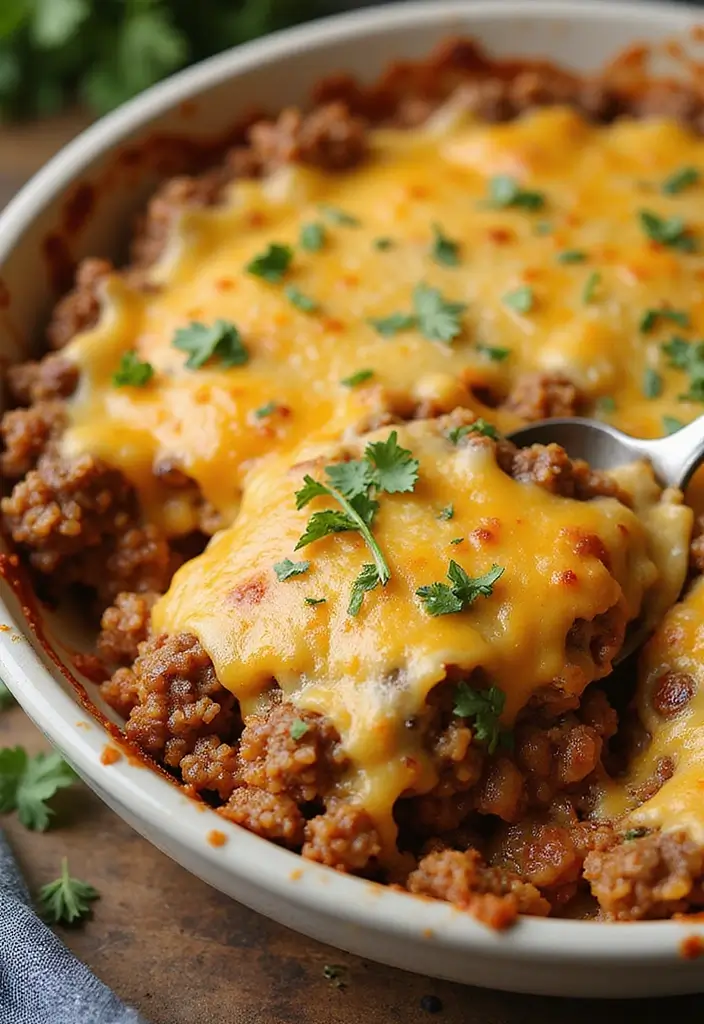 28 Healthy Ground Beef Recipes for Clean Eating Dinners - 6. Cheesy Beef & Quinoa Casserole