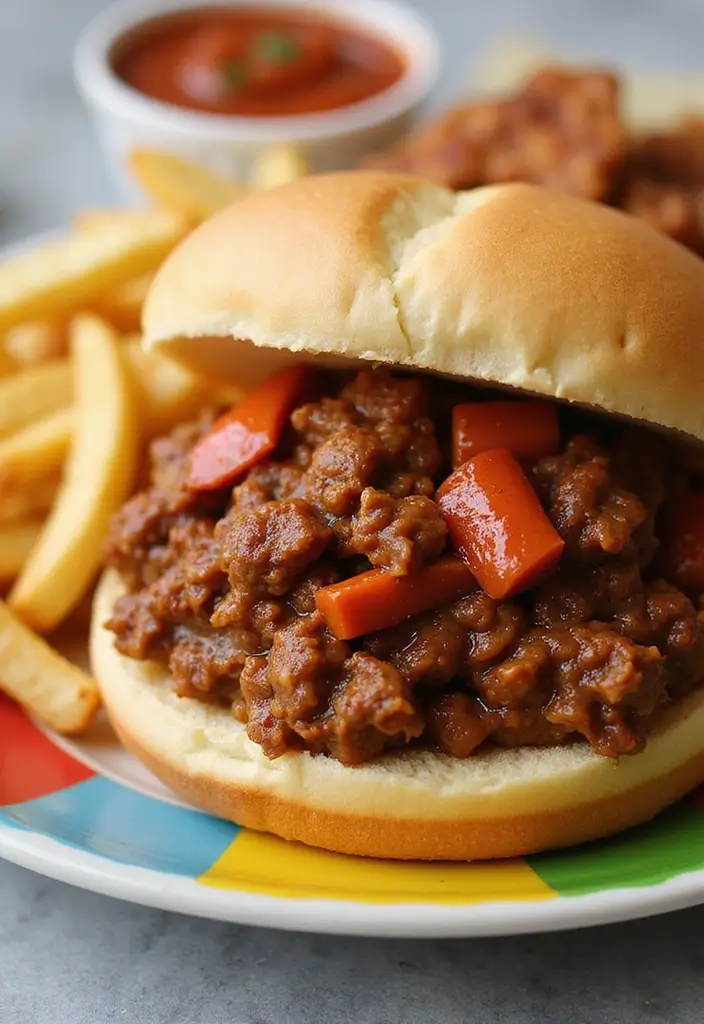 30 Easy 3 Ingredient Ground Beef Dinner Recipes - 17. Beef Sloppy Joes
