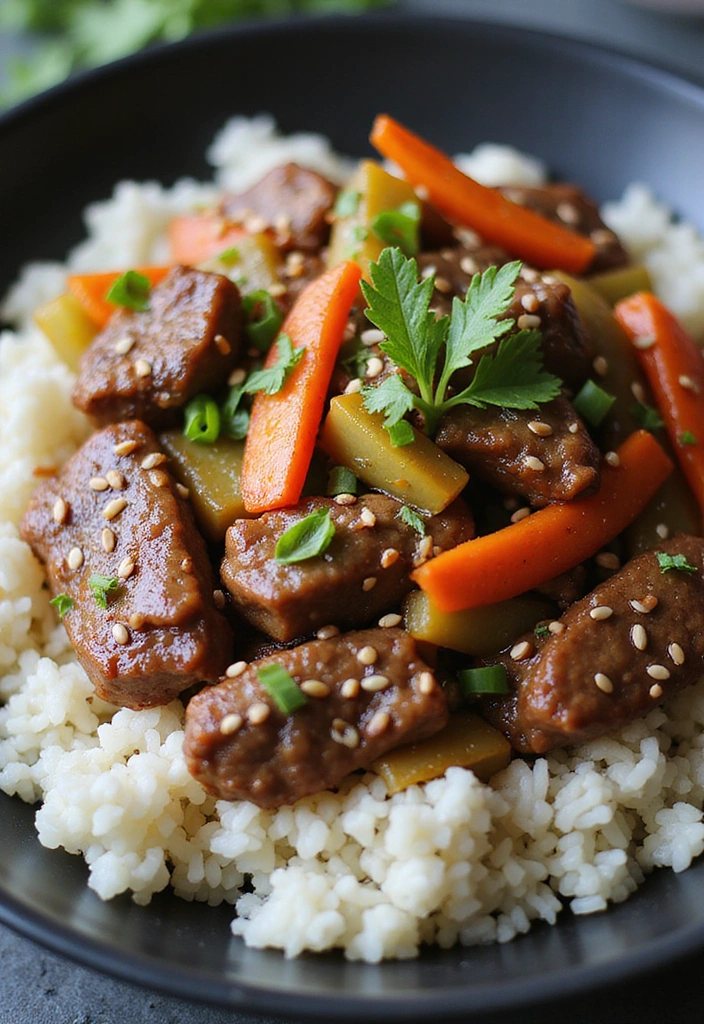 30 Easy 3 Ingredient Ground Beef Dinner Recipes - 7. Beef Stir-Fry