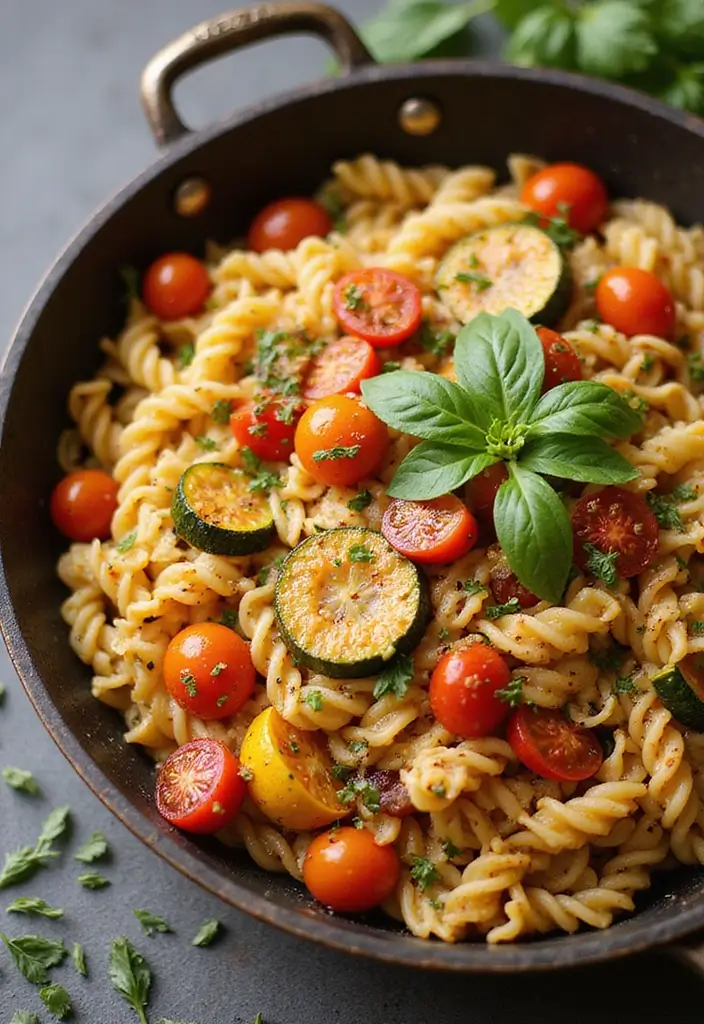 30 Easy Dinner Recipes for Picky Eaters That Actually Work - 2. One-Pan Veggie Pasta