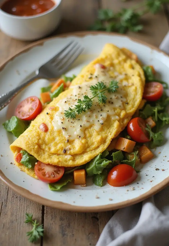 30 Easy Dinner Recipes for Picky Eaters That Actually Work - 28. Veggie-Packed Omelette