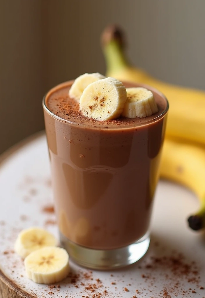 30 Easy Dinner Recipes for Picky Eaters That Actually Work - 30. Chocolate Banana Smoothie
