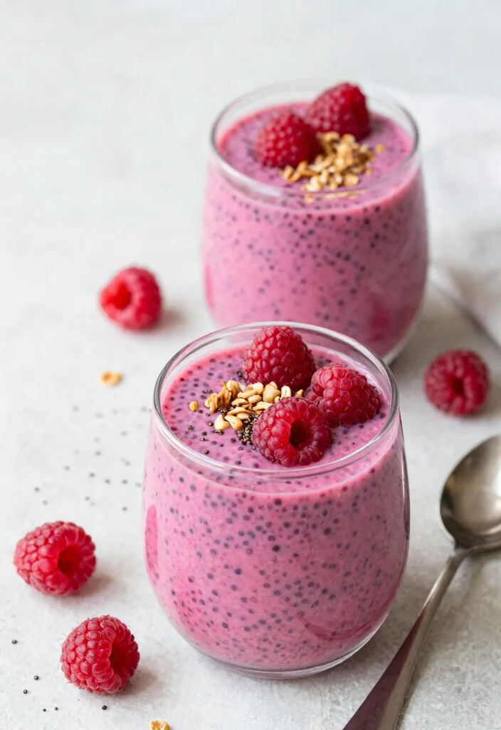 10 Bread Machine Dessert Recipes for Easy Sweet Baking 10. Raspberry Chia Seed Pudding 0