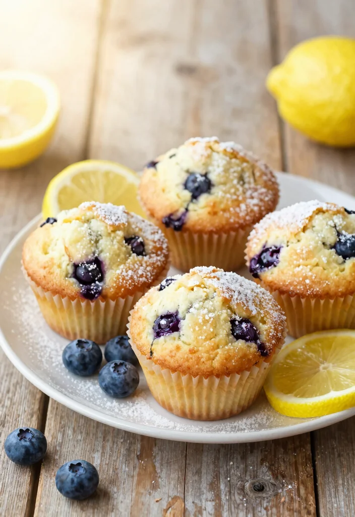 10 Bread Machine Dessert Recipes for Easy Sweet Baking 6. Lemon Blueberry Muffins 0