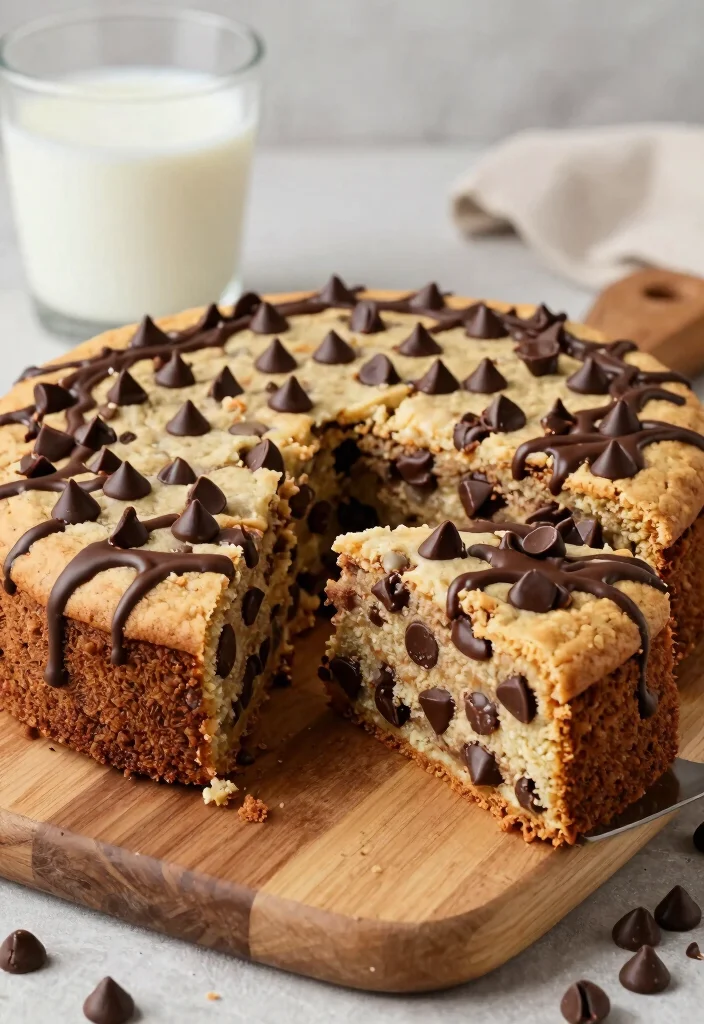 10 Bread Machine Dessert Recipes for Easy Sweet Baking 7. Chocolate Chip Cookie Cake 0