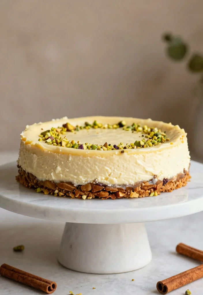 10 Chai Dessert Recipes with Warm Spiced Flavor 3. Vegan Chai Cheesecake 0
