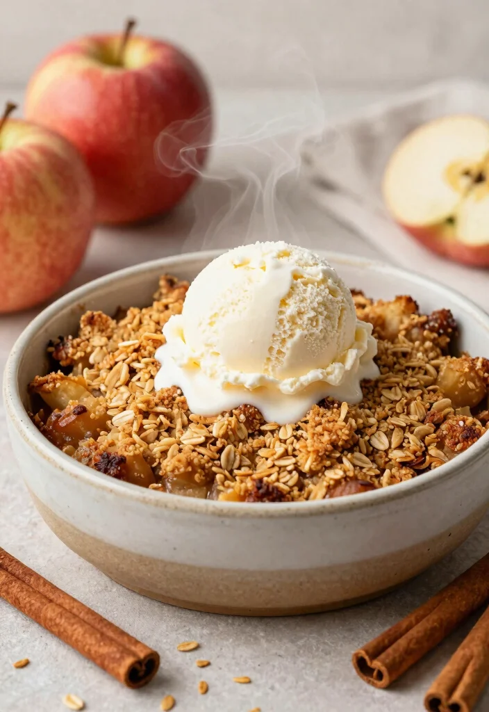 10 Chai Dessert Recipes with Warm Spiced Flavor 6. Chai Spiced Apple Crisp 0
