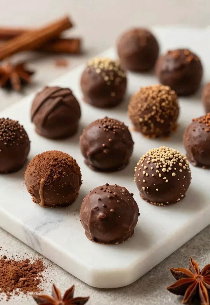 10 Chai Dessert Recipes with Warm Spiced Flavor 8. Chai Spiced Chocolate Truffles 0