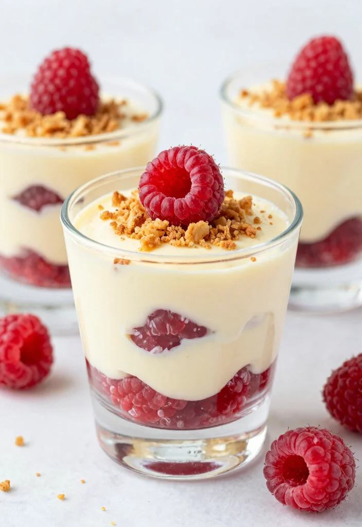 10 Easy Dessert Cup Recipes for Quick No Bake Treats 9. Raspberry Cheesecake Cups 0
