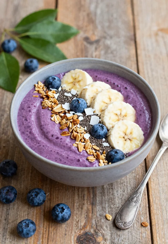 10 Healthy Frozen Blueberry Recipes for Easy Antioxidant Boosts 1 10 Healthy Frozen Blueberry Recipes for Easy Antioxidant Boosts 1. Blueberry Banana Smoothie Bowl 0