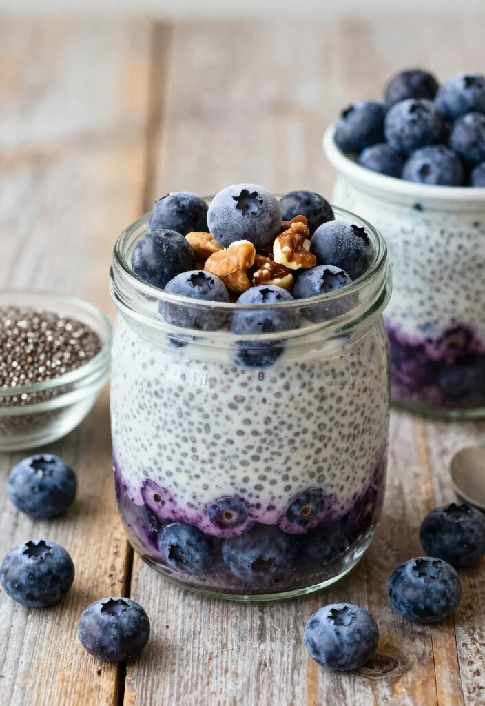 10 Healthy Frozen Blueberry Recipes for Easy Antioxidant Boosts 12 10 Healthy Frozen Blueberry Recipes for Easy Antioxidant Boosts 2. Antioxidant Packed Blueberry Chia Pudding 0