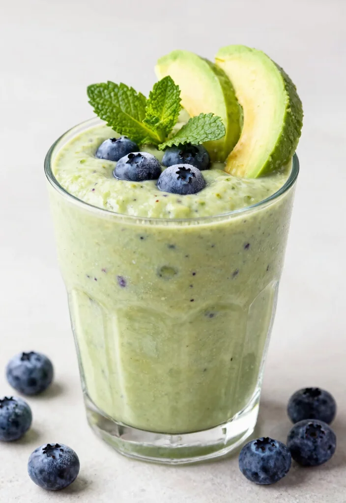 10 Healthy Frozen Blueberry Recipes for Easy Antioxidant Boosts 45 10 Healthy Frozen Blueberry Recipes for Easy Antioxidant Boosts 5. Blueberry Avocado Smoothie 0