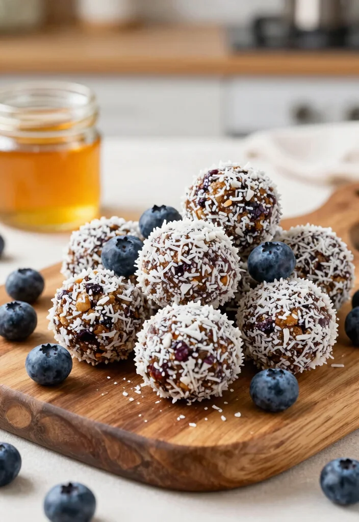 10 Healthy Frozen Blueberry Recipes for Easy Antioxidant Boosts 67 10 Healthy Frozen Blueberry Recipes for Easy Antioxidant Boosts 7. Blueberry Coconut Energy Bites 0