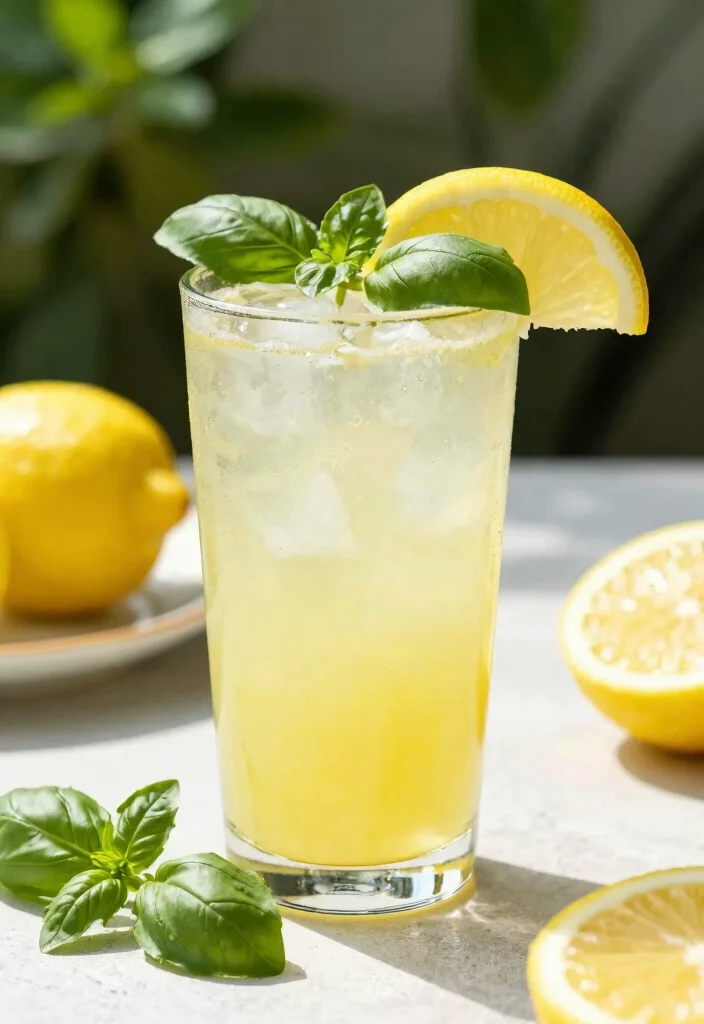 10 Keto Drink Recipes for Refreshing Low Carb Sips 4. Iced Lemon Basil Drink 0