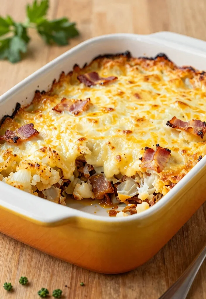 10 Keto Ham Casserole Recipes for Comfort Style Low Carb Meals 6. Loaded Cauliflower Ham Casserole 0