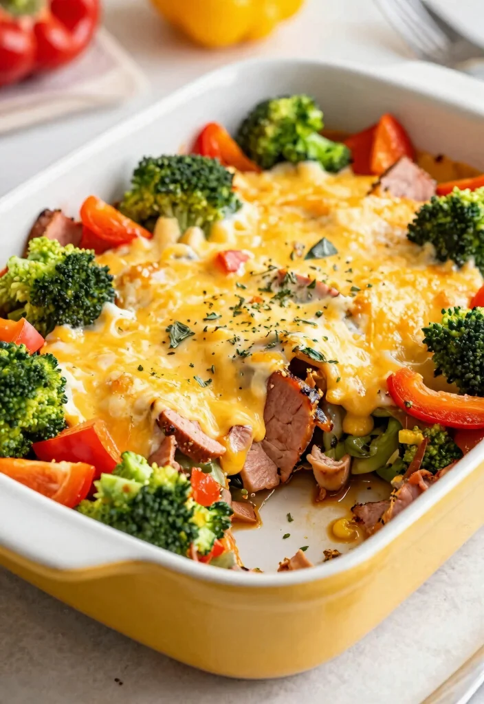 10 Keto Ham Casserole Recipes for Comfort Style Low Carb Meals 8. One Pan Ham and Veggie Casserole 0