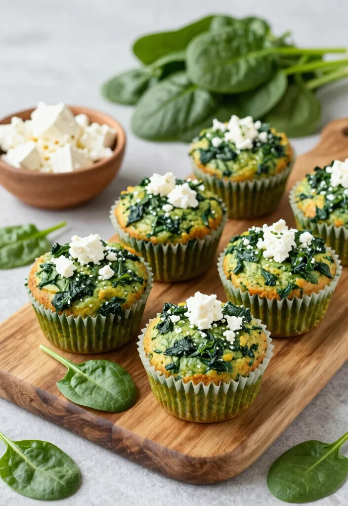 10 Keto Muffin Recipes for Easy Low Carb Baking 3. Savory Spinach and Feta Muffins 0