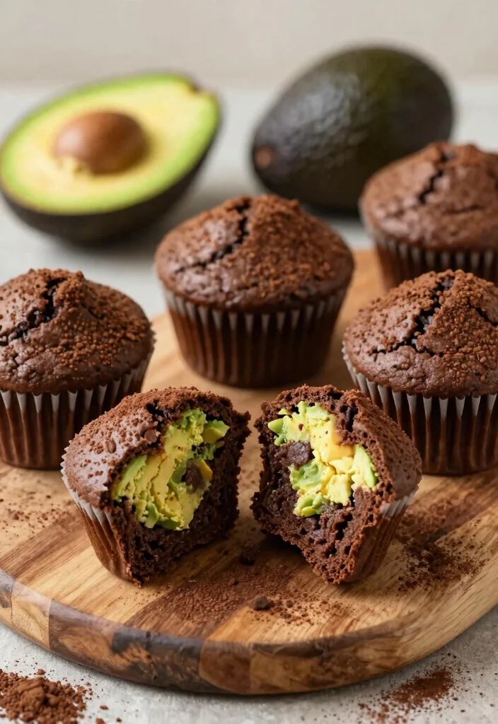 10 Keto Muffin Recipes for Easy Low Carb Baking 8. Chocolate Avocado Muffins 0