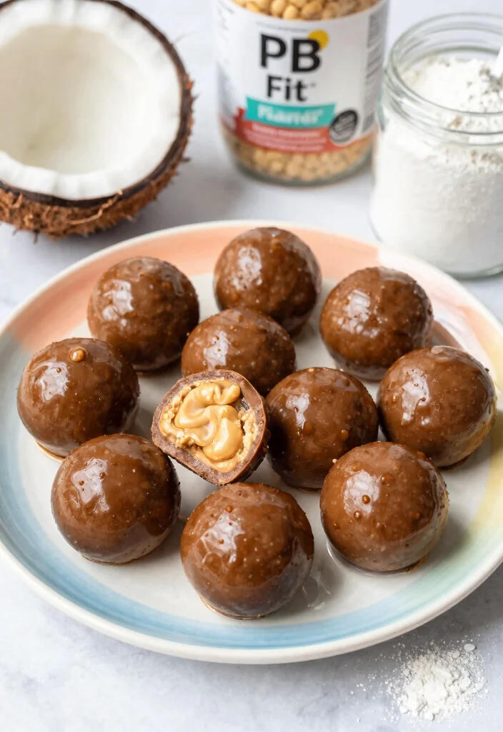 10 Keto PB Fit Recipes for Sweet Protein Packed Treats 6. Peanut Butter Cup Fat Bombs 0