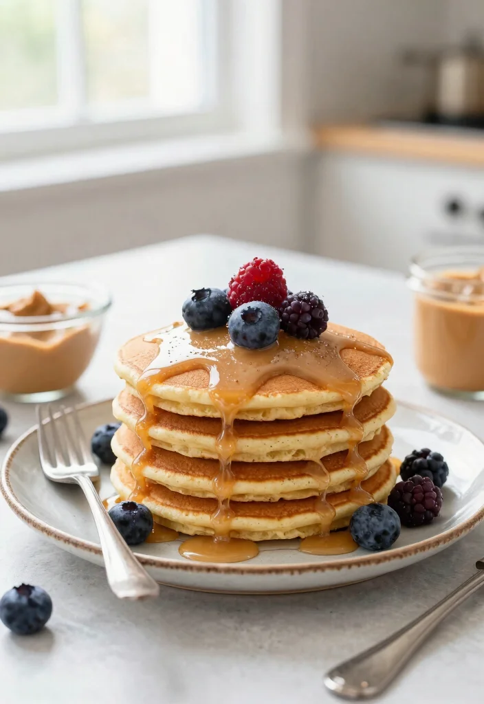10 Keto PB Fit Recipes for Sweet Protein Packed Treats 7. Keto Peanut Butter Pancakes 0