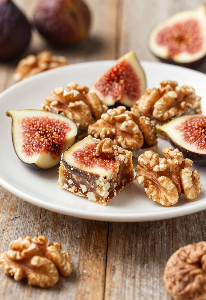 10 Quick Healthy Dessert Recipes for Smart Sweet Cravings 67 10 Quick Healthy Dessert Recipes for Smart Sweet Cravings 7. Fig and Walnut Squares 0