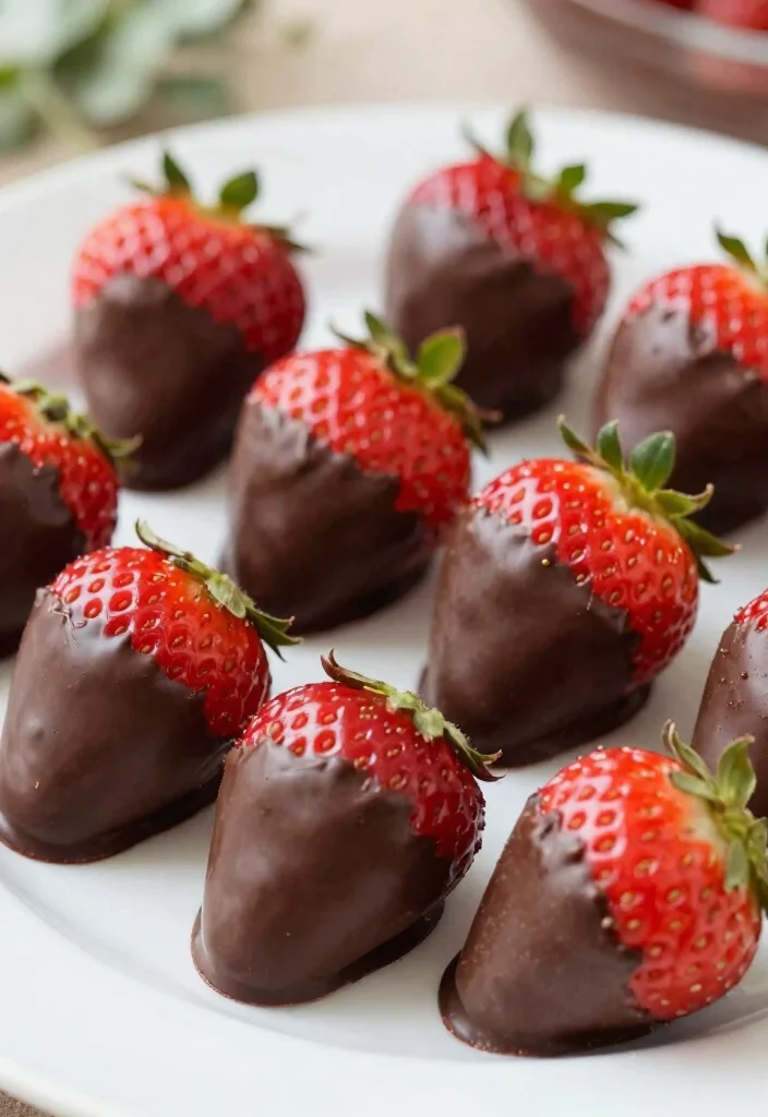 10 Quick Healthy Dessert Recipes for Smart Sweet Cravings 89 10 Quick Healthy Dessert Recipes for Smart Sweet Cravings 9. Dark Chocolate Dipped Strawberries 0