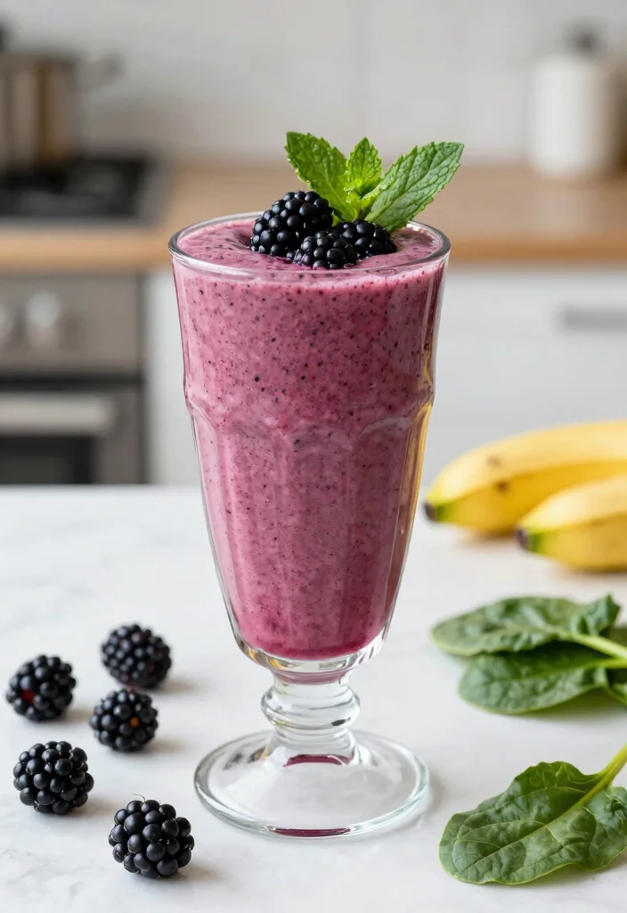 10 Vegan Blackberry Recipes for Fresh Fruity Treats 4. Refreshing Blackberry Smoothie 0