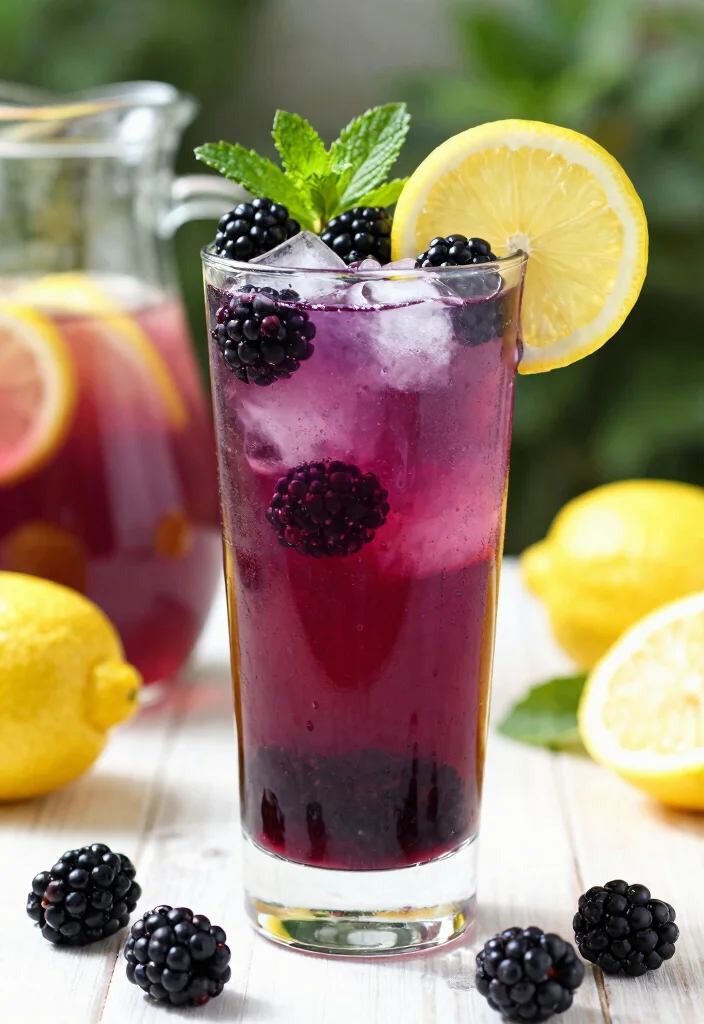10 Vegan Blackberry Recipes for Fresh Fruity Treats 9. Blackberry Lemonade 0
