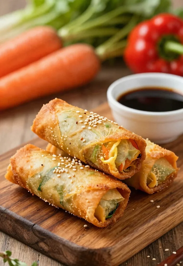 10 Vegan Egg Roll Recipes for Crispy Plant Based Snacks 1. Classic Vegetable Egg Rolls 0