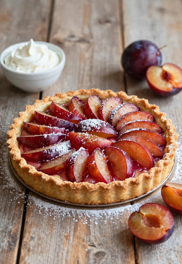 10 Vegan Plum Recipes for Sweet and Savory Dishes 6. Plum Vegan Tart 0