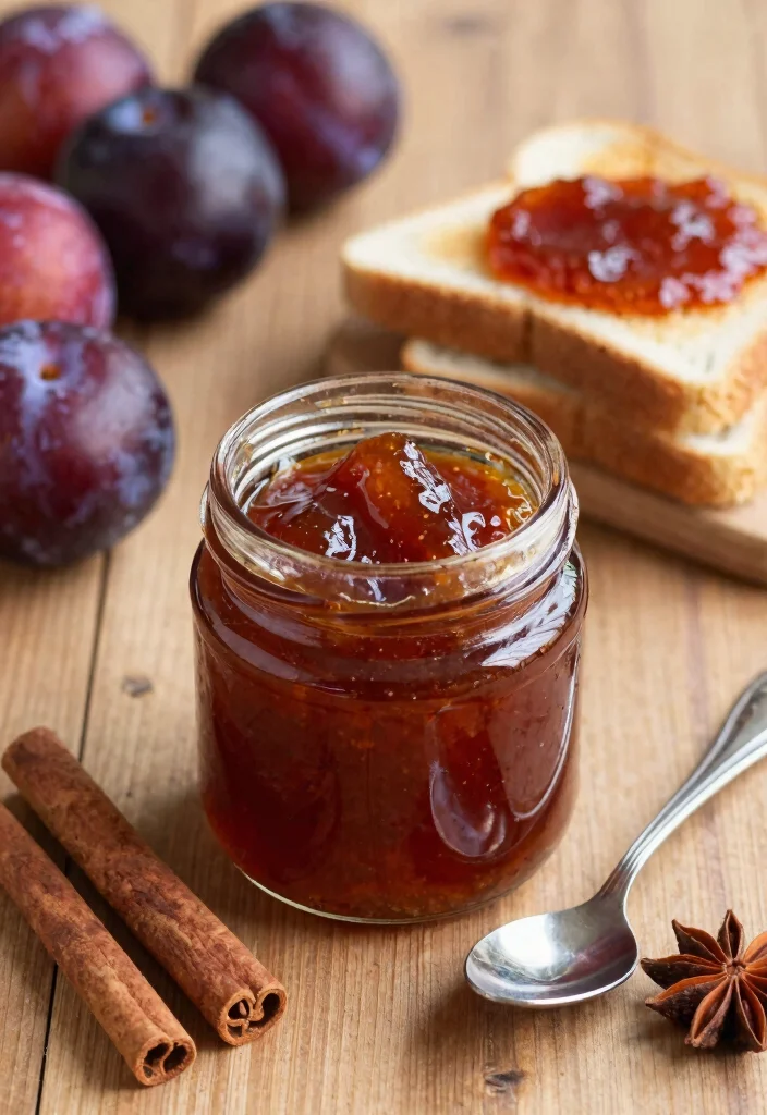 10 Vegan Plum Recipes for Sweet and Savory Dishes 8. Spiced Plum Jam 0