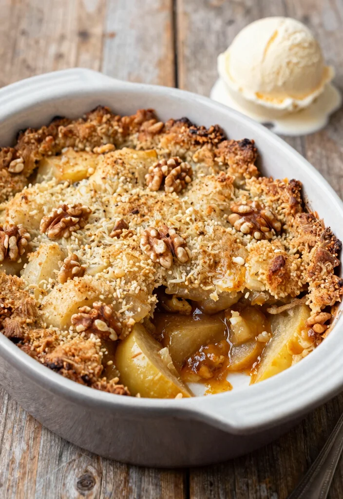 10 Vegan Walnut Recipes for Rich Nutty Texture 99 10 Vegan Walnut Recipes for Rich Nutty Texture 10. Walnut and Apple Crisp 0