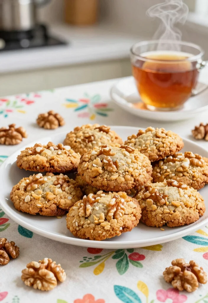 10 Vegan Walnut Recipes for Rich Nutty Texture 55 10 Vegan Walnut Recipes for Rich Nutty Texture 6. Walnut Oatmeal Cookies 0
