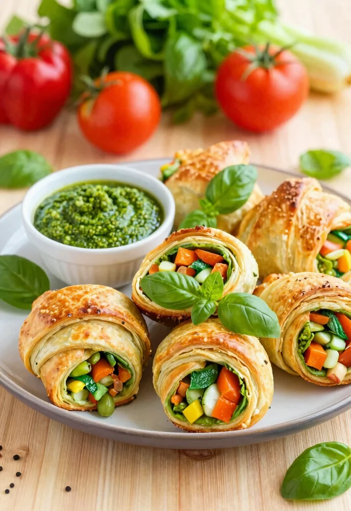 10 Vegetarian Crescent Roll Recipes for Easy Savory Bakes 34 10 Vegetarian Crescent Roll Recipes for Easy Savory Bakes 4. Pesto Veggie Crescent Rolls 0