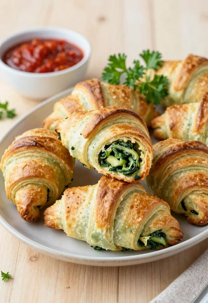 10 Vegetarian Crescent Roll Recipes for Easy Savory Bakes 89 10 Vegetarian Crescent Roll Recipes for Easy Savory Bakes 9. Spinach Artichoke Crescent Rolls 0