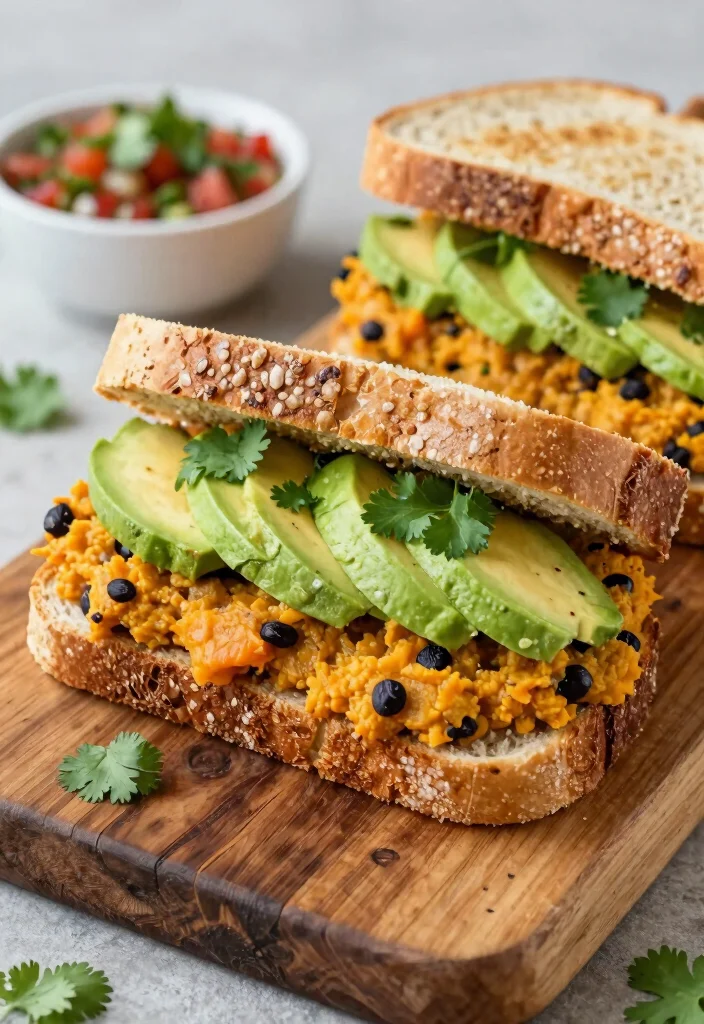 10 Vegetarian Sourdough Sandwich Recipes for Rustic Comfort 56 10 Vegetarian Sourdough Sandwich Recipes for Rustic Comfort 6. Sweet Potato Black Bean Mash 0