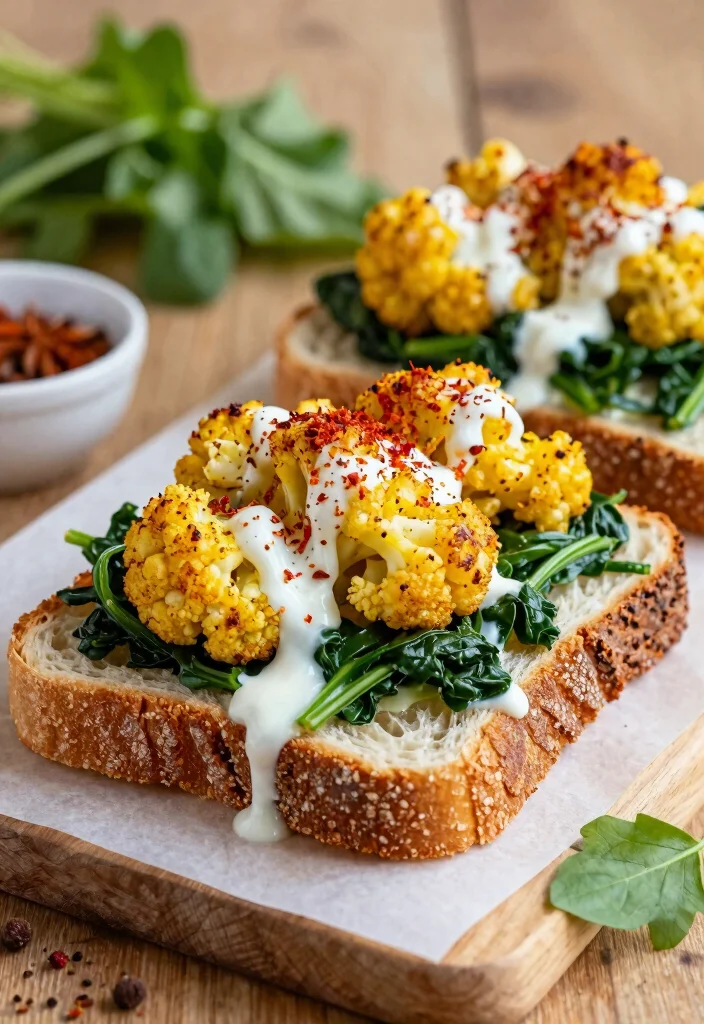 10 Vegetarian Sourdough Sandwich Recipes for Rustic Comfort 67 10 Vegetarian Sourdough Sandwich Recipes for Rustic Comfort 7. Curried Cauliflower Spinach 0