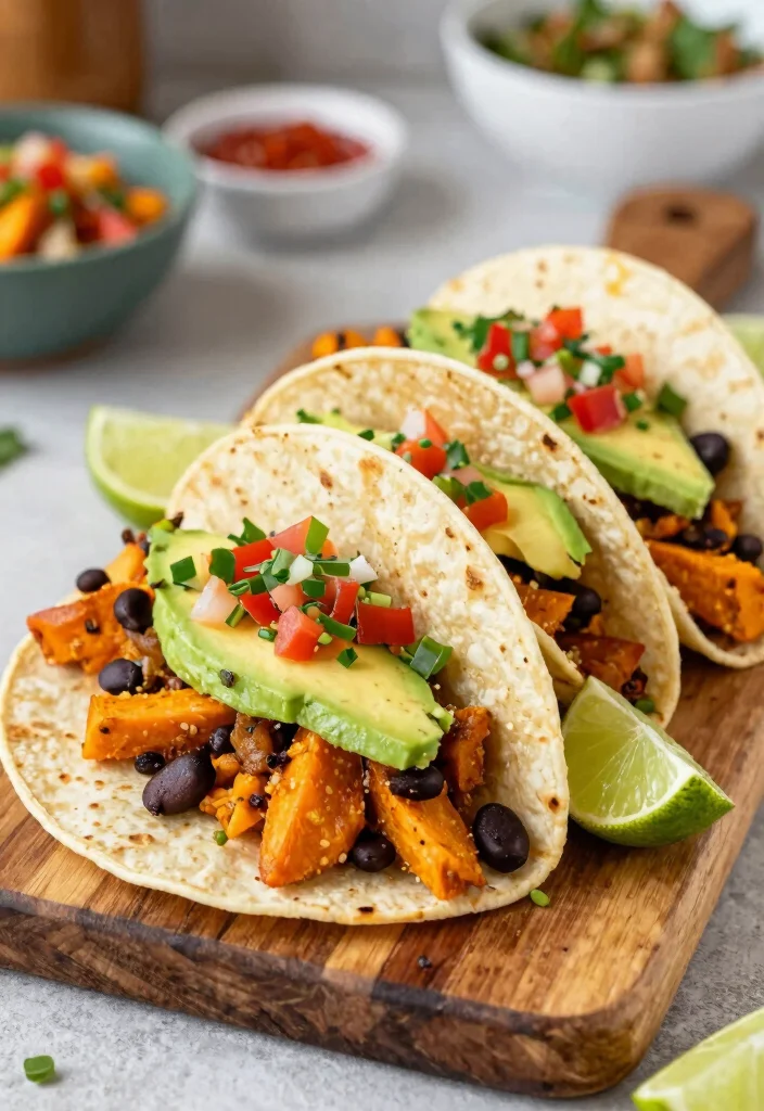 10 Whole30 Vegan Style Recipes for Clean Plant Based Eating 4. Sweet Potato and Black Bean Tacos 0