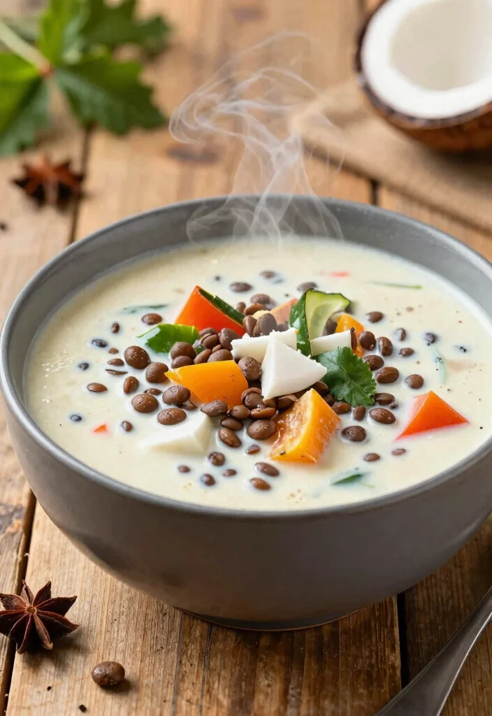 12 Hawaiian Vegetarian Recipes with Sweet Savory Island Flavor 3. Coconut Curry Lentil Soup 0