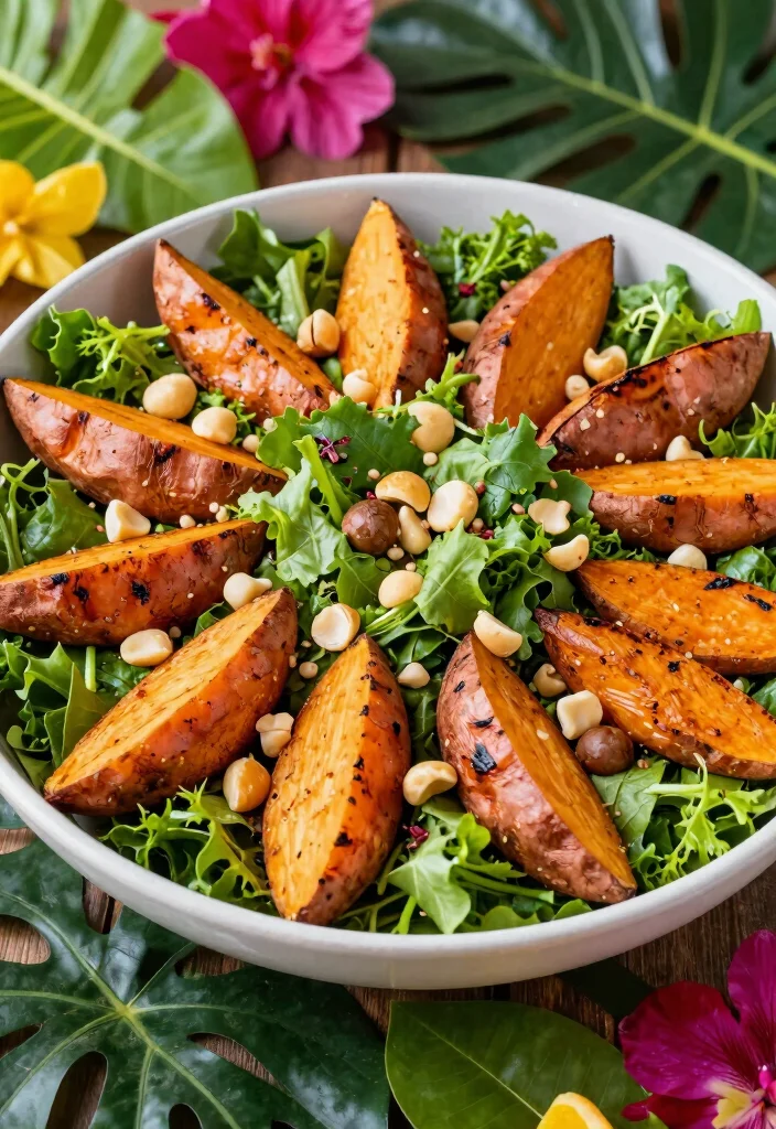 12 Hawaiian Vegetarian Recipes with Sweet Savory Island Flavor 5. Hawaiian Luau Salad 0